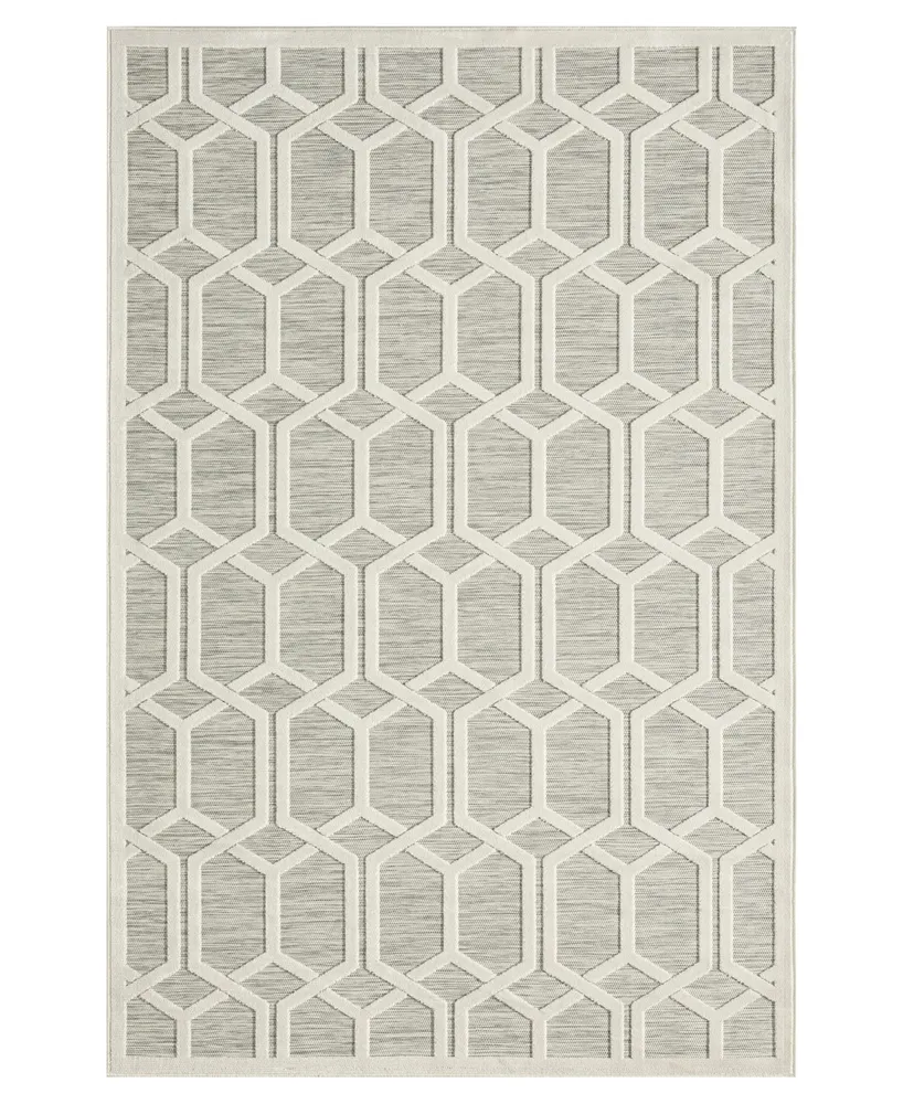 Lr Home Vance VERND82107 5' x 7' Outdoor Area Rug