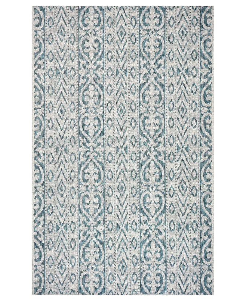 Lr Home Sunny SUNSH81242 5' x 8' Outdoor Area Rug