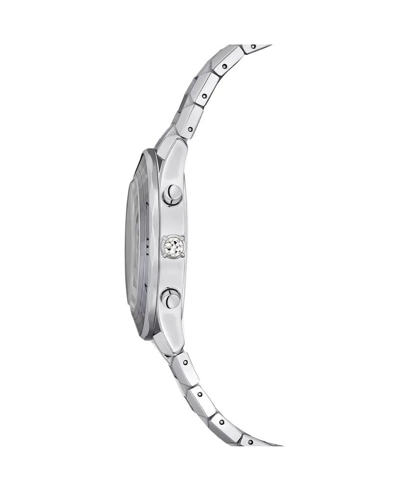 Swarovski Women's Quartz Silver Tone Stainless Steel Watch, Swiss Made 39mm