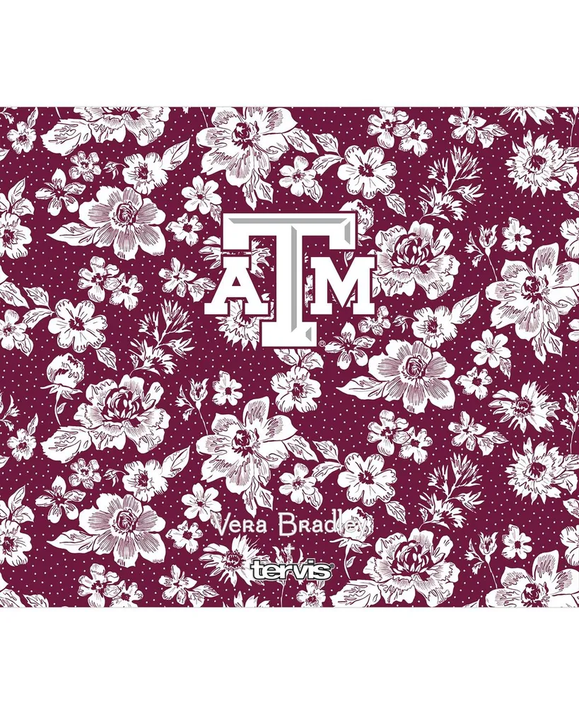 Vera Bradley x Tervis Tumbler Texas A&M Aggies 24 Oz Wide Mouth Bottle with Deluxe Lid