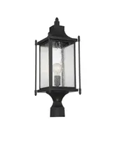 Savoy House Dunnmore 1-Light Outdoor Post Lantern in Black