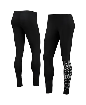 Women's G-iii 4Her by Carl Banks Black Kansas City Royals Stadium Leggings