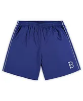 Men's Royal Brooklyn Dodgers Big and Tall Cooperstown Collection Mesh Shorts