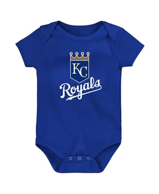 Newborn and Infant Boys and Girls Royal Kansas City Royals Team Primary Logo Bodysuit