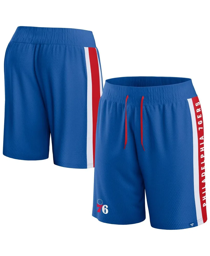 Men's Fanatics Royal Philadelphia 76ers Big and Tall Referee Iconic Mesh Shorts