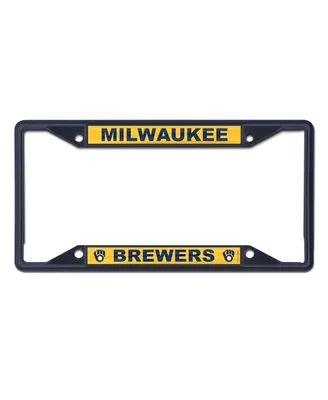 Wincraft Milwaukee Brewers Chrome Color License Plate Frame