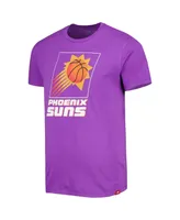 Men's and Women's Sportiqe Purple Phoenix Suns Hardwood Classics Bingham Elevated T-shirt