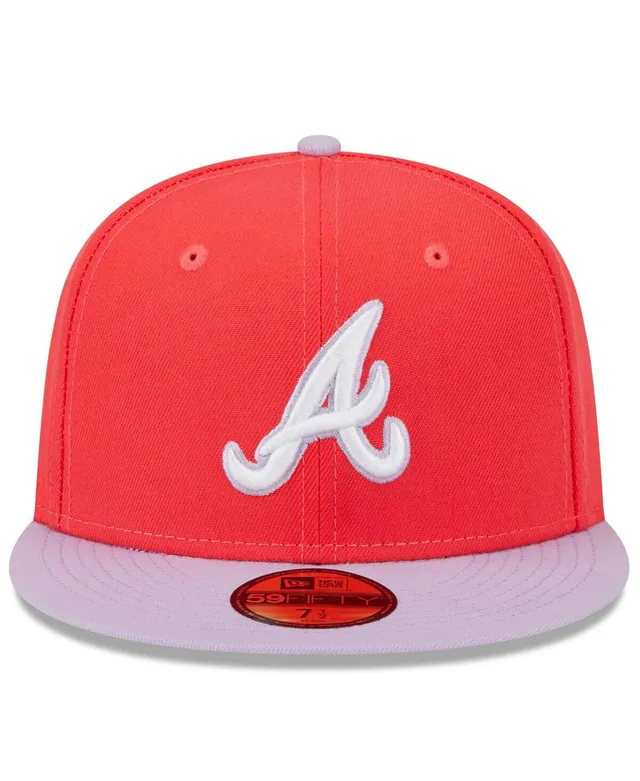 New Era Men's Atlanta Braves 59Fifty Road Navy Authentic Hat