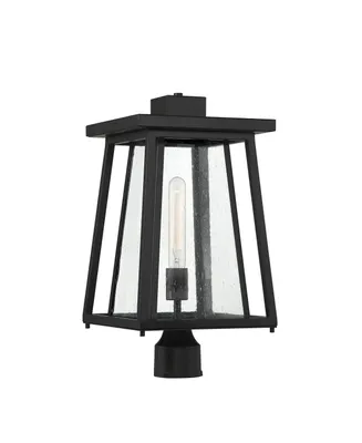 Savoy House Denver 1-Light Outdoor Post Lantern in Matte Black