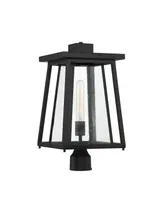 Savoy House Denver 1-Light Outdoor Post Lantern in Matte Black