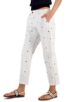 Tommy Hilfiger Women's Hampton Heart Flag Chino Pants - Hearts And Flags