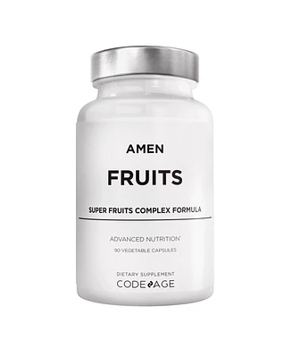 Amen Daily Fruits Vitamins Supplement, Vegan Antioxidant Polyphenols Superfood Flavonoids Multivitamin Capsules - 90ct