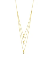 Sterling Forever Gia Layered Necklace