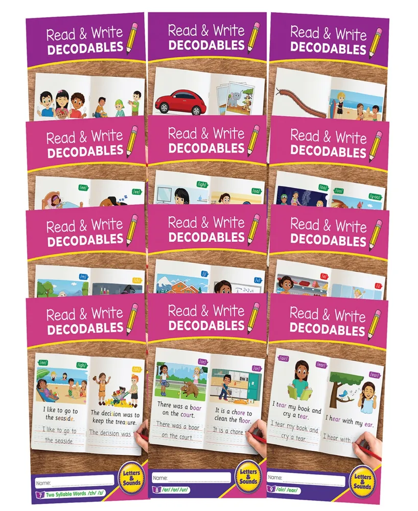 Junior Learning Read Write Decodables Set B