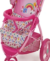 Baby Alive Pink And Rainbow Doll Jogging Stroller