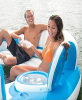 Intex Splash 'n Chill Blue And White Island Float