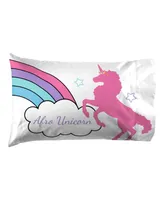 Jay Franco Afro Unicorn Unique, Divine, Magical Microfiber 3 Piece Sheet Set, Full