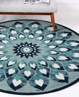 Closeout! Lr Home Sweet SINUO54151 6' x 6' Round Area Rug