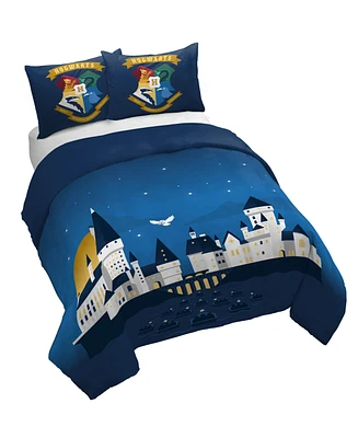 Harry Potter Exploring Hogwarts 100% Organic Cotton Full/Queen Duvet Cover & Sham Set