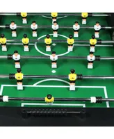 Sunnydaze Decor 55 in Foosball Game Table with Drink Holders