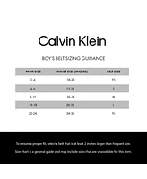 Calvin Klein Big Boys Casual Two-in-One Reversible Roller Bar Buckle Jean Belt