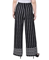 Ny Collection Petite Wide Leg Pull On Pants