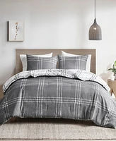 Intelligent Design Pike Plaid Reversible Comforter Set, Twin/Twin Xl