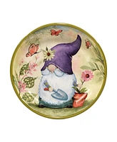 Certified International Garden Gnomes Set of 4 Soup/Pasta Bowl