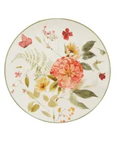 Certified International Nature's Song Set of 4 Dinner Plate 11"