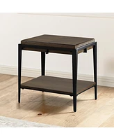 Steve Silver Waco 22" Square Mixed Media End Table