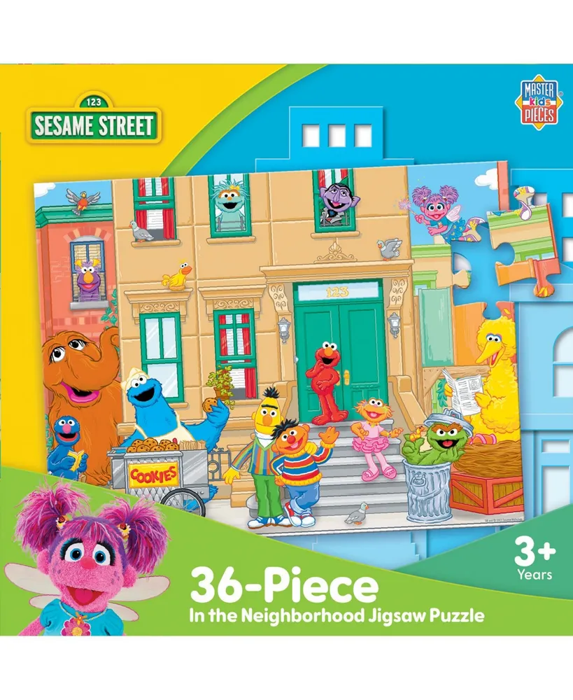 Masterpieces Sesame Street In the Neighborhood 36 Piece Jigsaw Puzzle