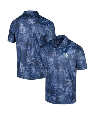 Men's Colosseum Royal Kentucky Wildcats Big and Tall Palms Polo Shirt