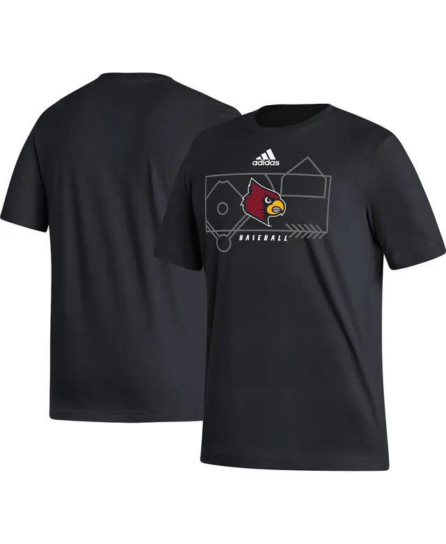 Men's adidas Red Louisville Cardinals Head of Class Fresh T-Shirt