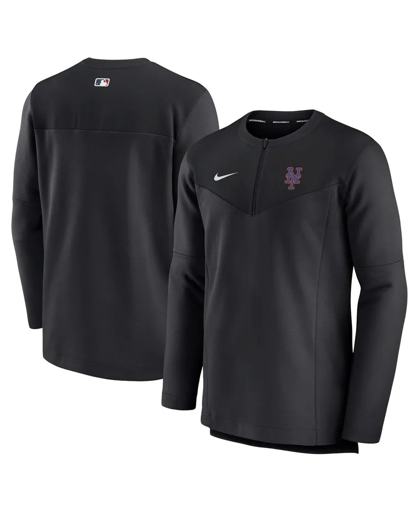 Men's Nike Black Miami Marlins Authentic Collection Game Time Performance Half-Zip Top Size: Extra Large