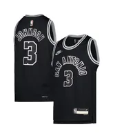 Big Boys and Girls Nike Keldon Johnson Black San Antonio Spurs 2022/23 Swingman Jersey - Classic Edition