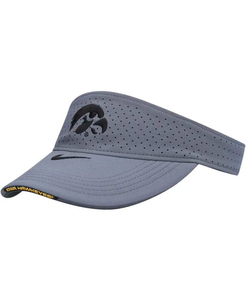 Men's Nike Gray Iowa Hawkeyes 2021 Sideline Performance Visor