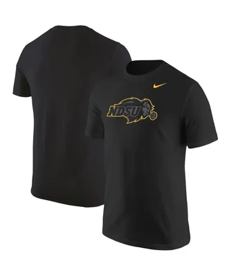 Men's Nike Black Ndsu Bison Logo Color Pop T-shirt