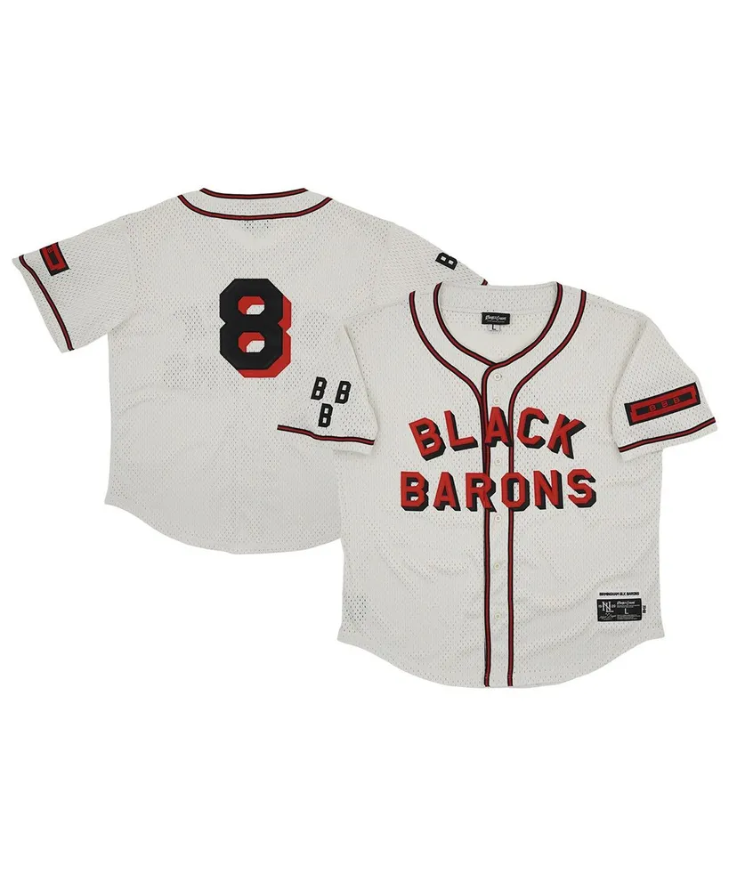 Men's Baltimore Elite Giants #28 Rings & Crwns Cream Mesh Button-Down  Replica Jersey