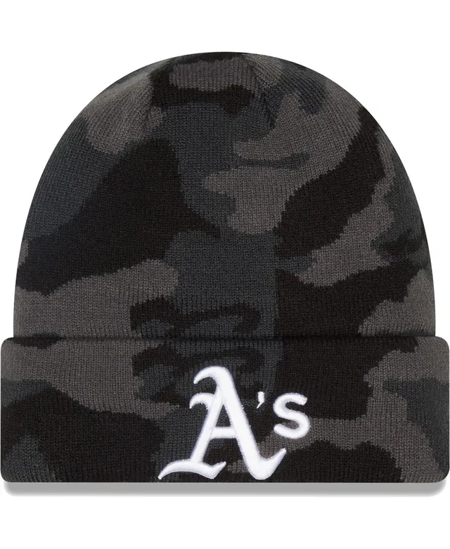 Men's Oakland Athletics Fanatics Branded Natural/Brown Outdoor Play Cuffed  Knit Hat