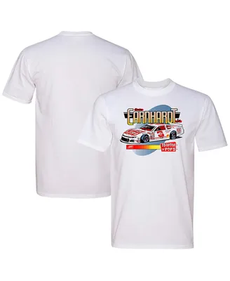 Men's Jr Motorsports Official Team Apparel White Dale Earnhardt Jr. Tire Pros Mom N' Pops Car T-shirt
