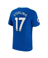 Men's Nike Raheem Sterling Blue Chelsea 2022/23 Home Vapor Match Authentic Jersey