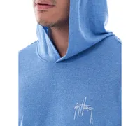 Guy Harvey Men's Scribble Bills Cationic Performance Hoodie