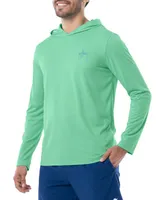 Guy Harvey Men's Boat Lines Cationic Performance Hoodie