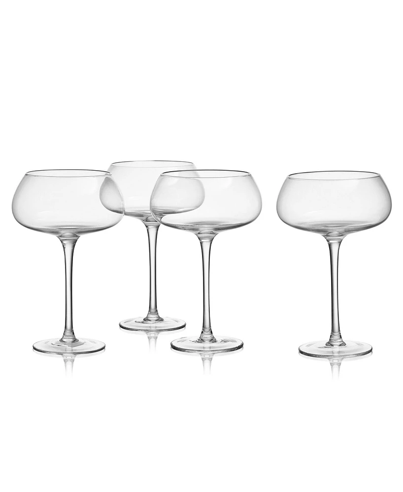 Mikasa Craft 15 Ounce Coupe Glass 4-Piece Set