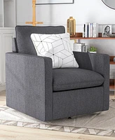 Lilia 34.5" Cushion Back Swivel Chair