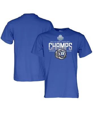 Men's Blue 84 Royal Duke Blue Devils 2023 Acc Men's Basketball Conference Tournament Champions Locker Room T-shirt