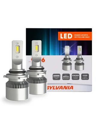 Sylvania 9006 Led Power sport Headlight Bulbs for Off-Road Use or Fog Lights - 2 Pack
