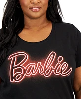 Hybrid Apparel Trendy Plus Barbie Graphic-Print T-Shirt