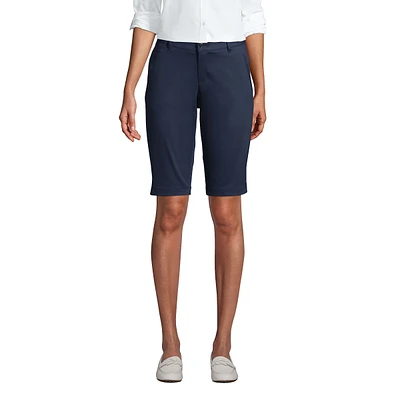 Lands' End Women's Stretch Chino Bermuda Shorts