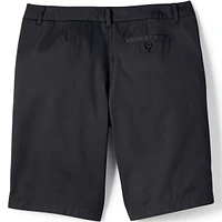 Lands' End Women's Plain Front Blend Chino Shorts